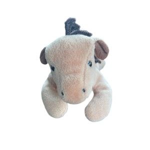 Ty Beanie Baby Derby the Tan Horse With Brown Yarn Mane And Tail No Tag 1995